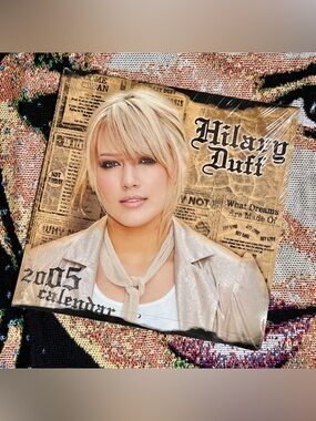 Vintage Y2K Hilary Duff 2005 Deadstock Wall Calendar